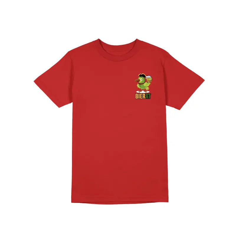 Bierat Bierfashion Herren Unisex T - Shirt - S / Rot
