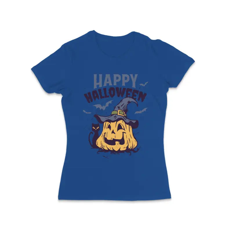 Happy Halloween Damen T - Shirt - S / Royal