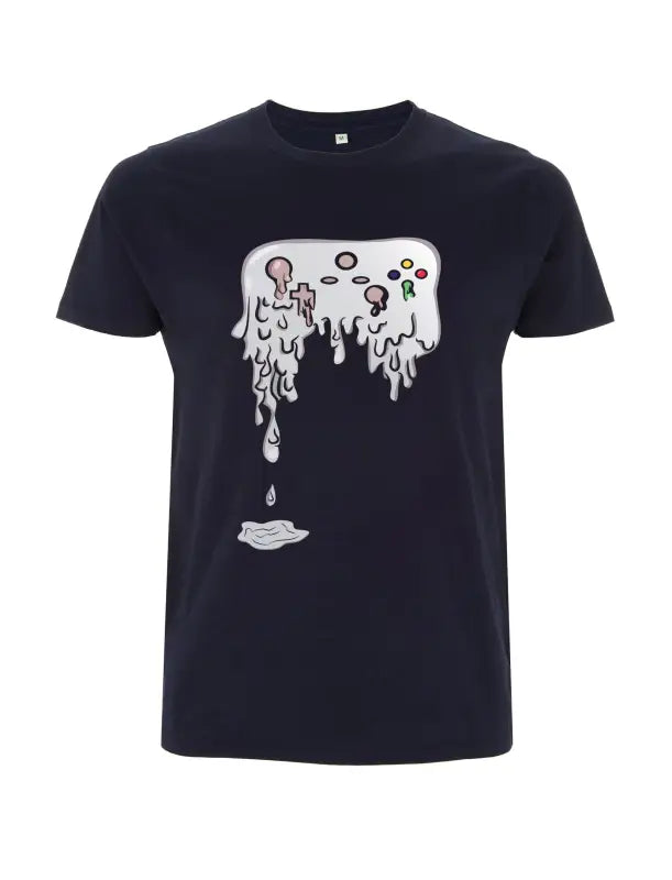 Melting Gamepad Herren T - Shirt - S / Navy