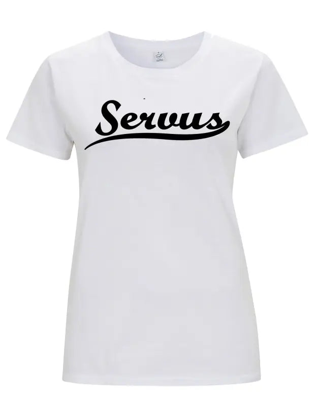 Plain Servus T - Shirt Damen - S / Weiss