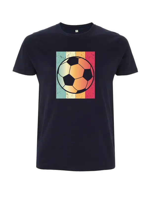 Retro Fußball Herren T - Shirt - S / Navy