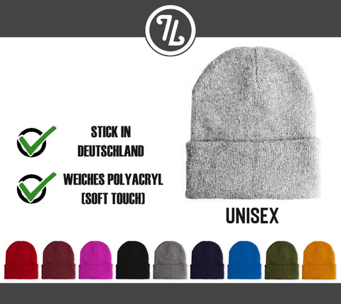 Stall Mütze Statement Beanie Mütze mit Spruch