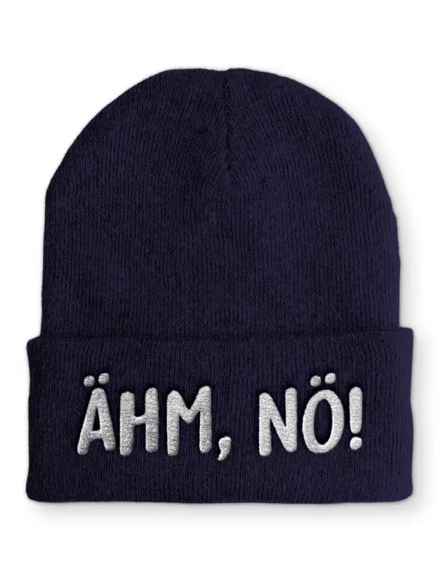 
                      
                        Ähm Nö! Beanie Wintermütze Mütze mit Spruch
                      
                    