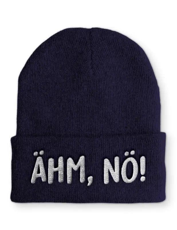 NASA Beanie Wintermütze Aus Recyceltem Polyester – Doppellagig, Mit Statement-Spruch, Unisex Für Herren & Damen