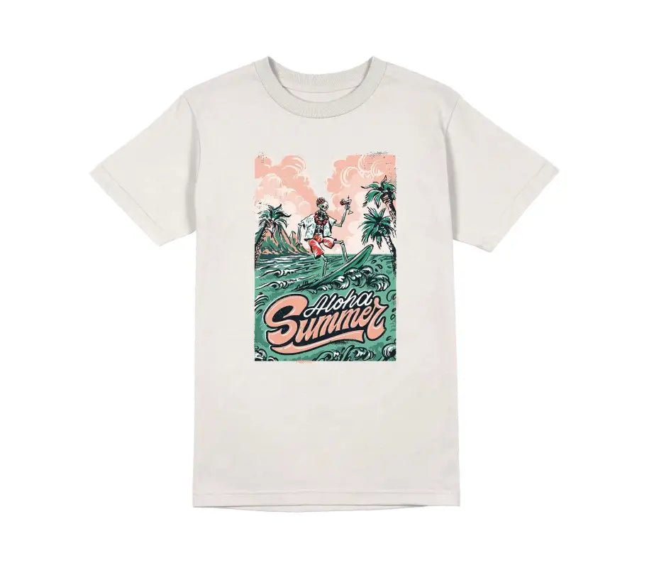 Aloha Summer Recycled Unisex T-Shirt Für Umweltbewusste - tshirtladen - T-Shirt