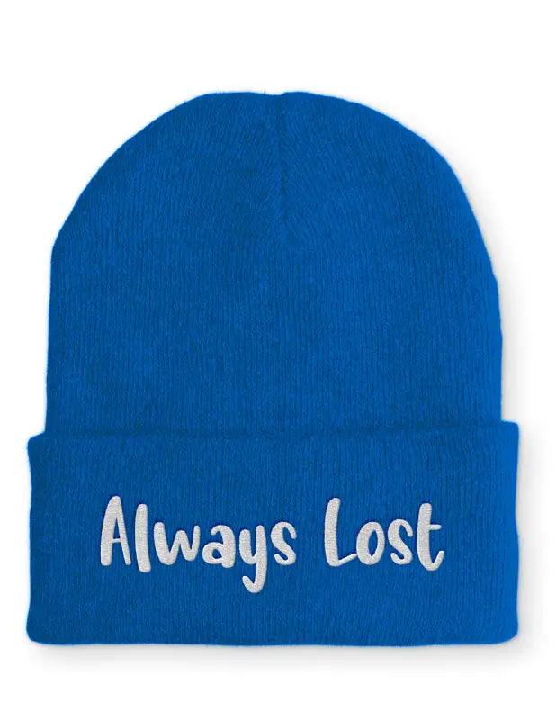Always Lost Mütze Beanie perfekt für die kalte Jahreszeit - Blau
