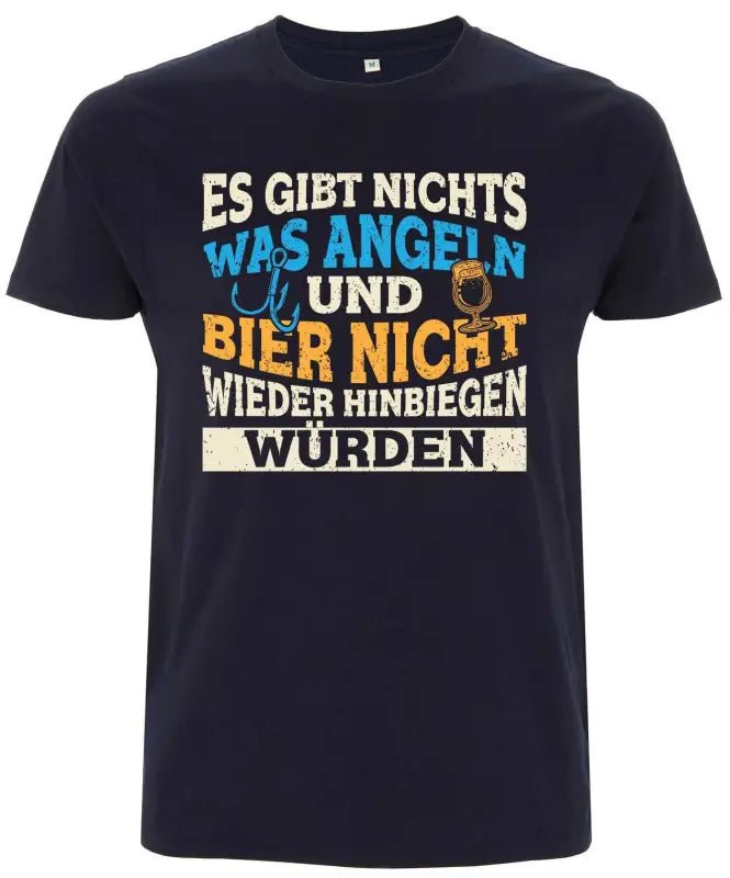 Angeln & Bier – Die perfekte Lösung Herren T-Shirt für Männer - tshirtladen - 