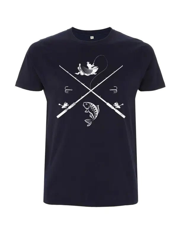 Angler Crosside Fishing Rod Herren T-Shirt aus Biobaumwolle - tshirtladen - T-Shirt