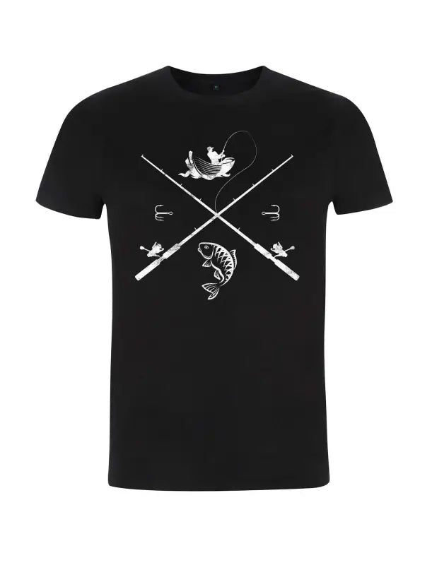 Angler Crosside Fishing Rod Herren T-Shirt aus Biobaumwolle - tshirtladen - T-Shirt