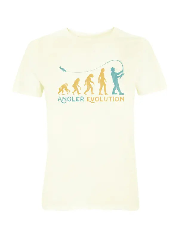 Angler Evolution 2.0 Herren T - Shirt - S / Stone Wash White