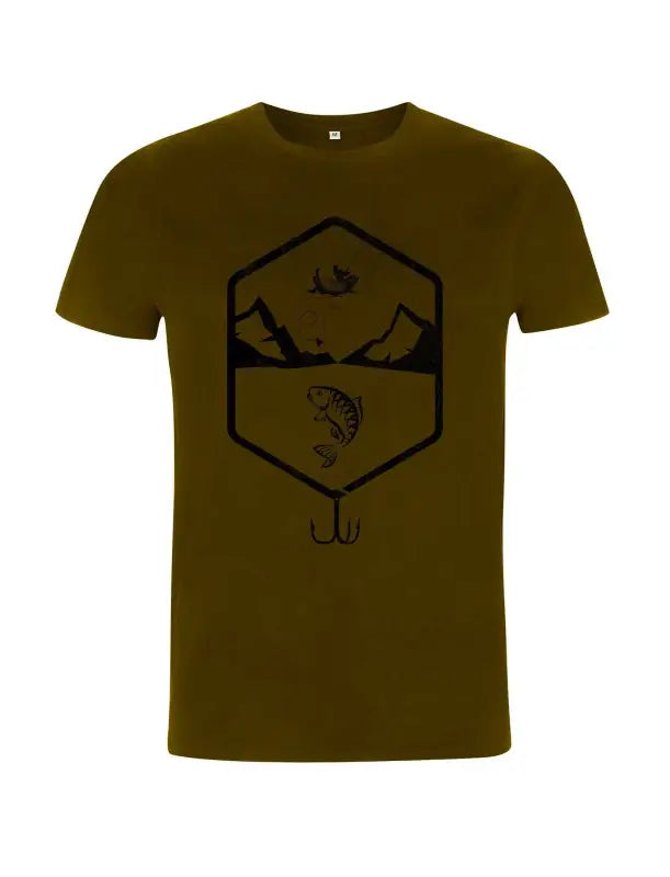 Angler Hexagon Vintage Herren T-Shirt