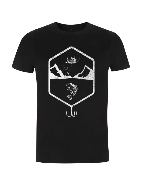 Angler Hexagon Vintage Herren T-Shirt