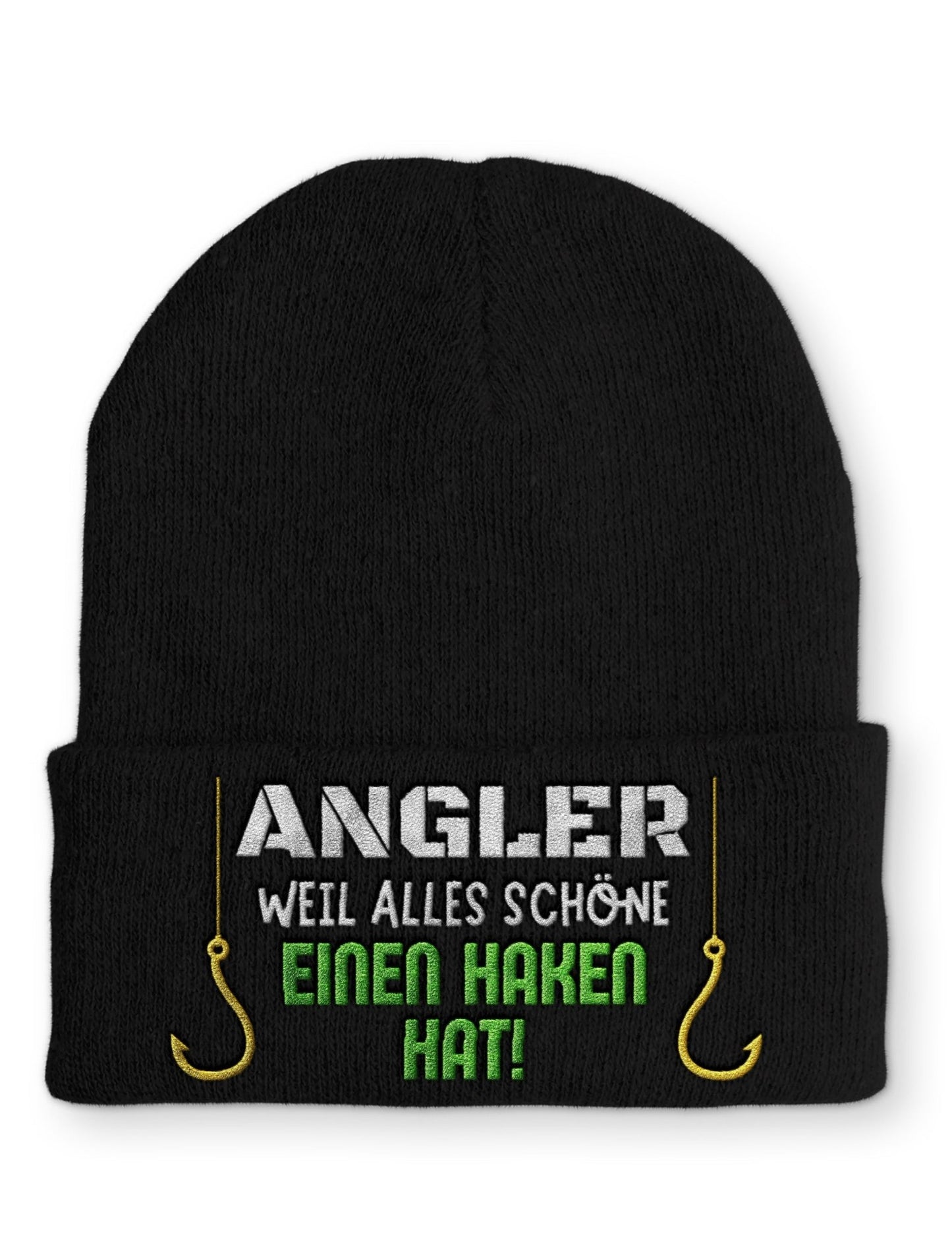 Angler Weil Alles Schöne Einen Haken Hat Beanie Mütze - tshirtladen - Mütze