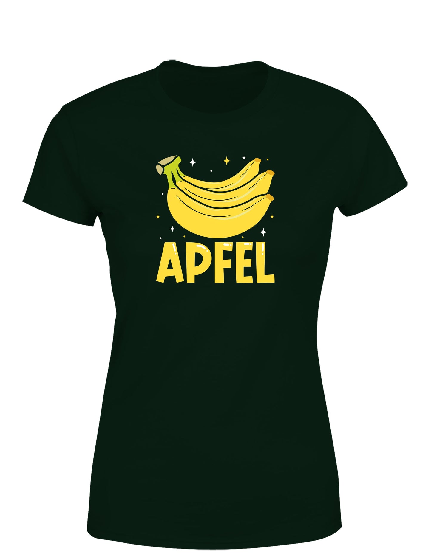 Apfel Banane Party Statement Damen T-Shirt - tshirtladen