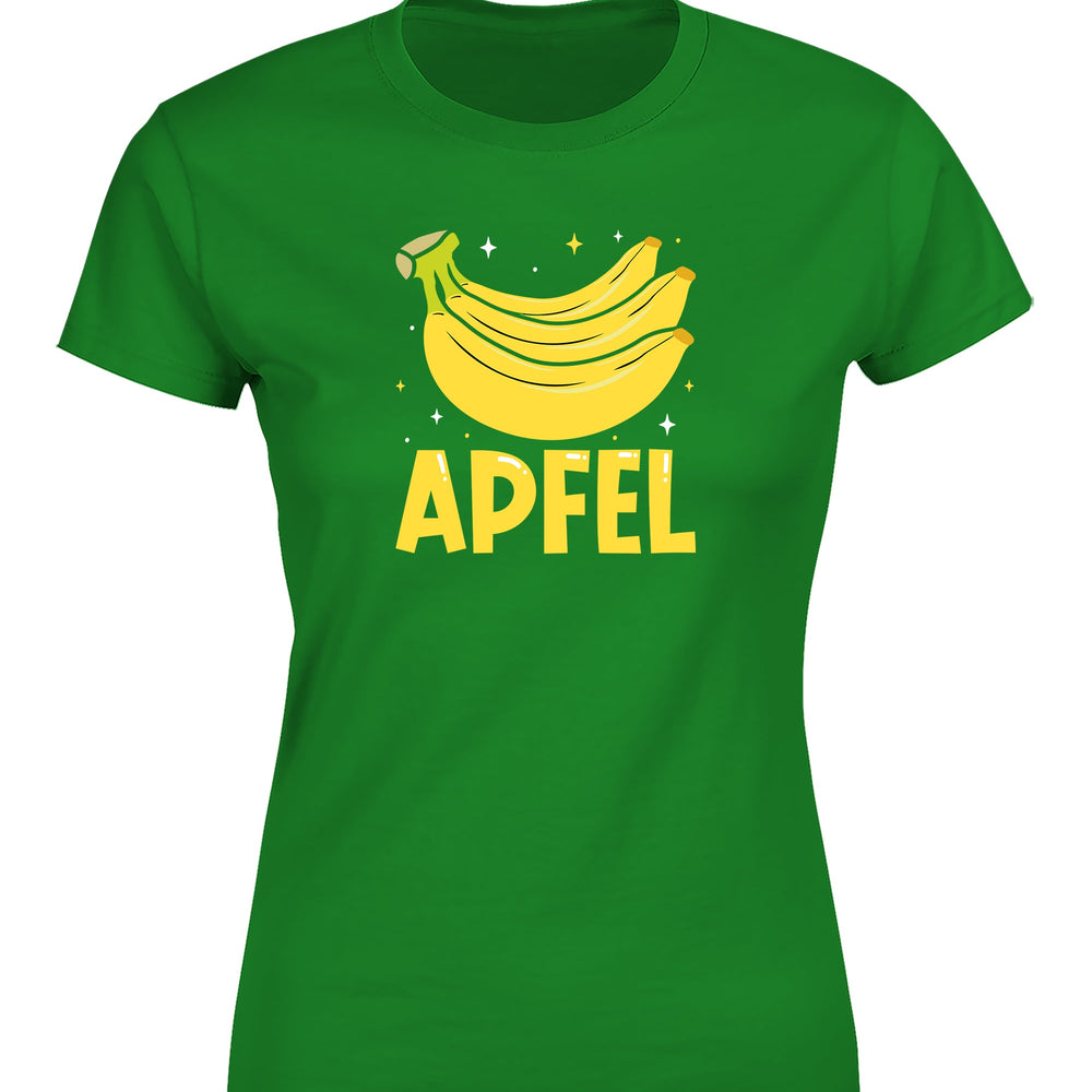 
                      
                        Apfel Banane Party Statement Damen T-Shirt - tshirtladen
                      
                    