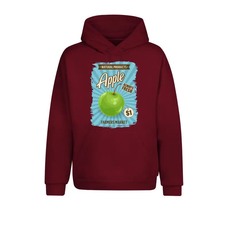 Apple Vintage Plakat Hoodie Unisex - tshirtladen - 