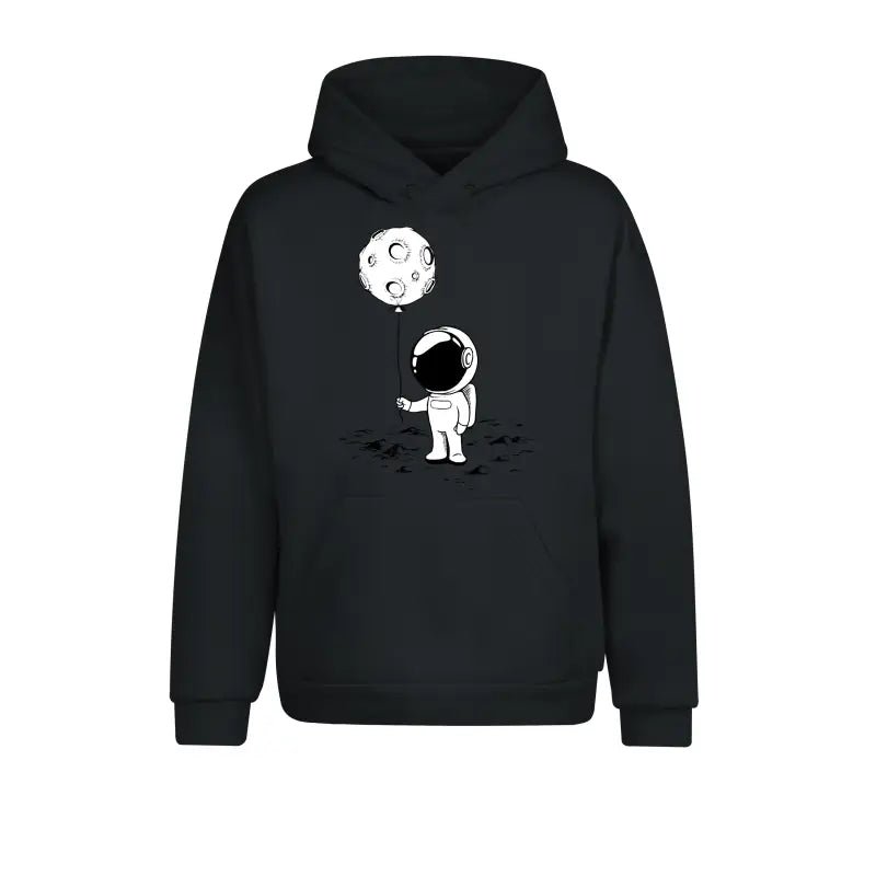 Astronaut Mit Planet Outdoor Hoodie Unisex Für Abenteuer - tshirtladen - 