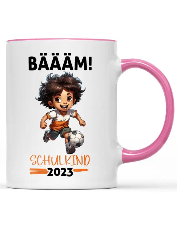 
                      
                        BÄÄM! Schulkind 2023 Jungs Einschulung Spruchtasse - Rosa
                      
                    