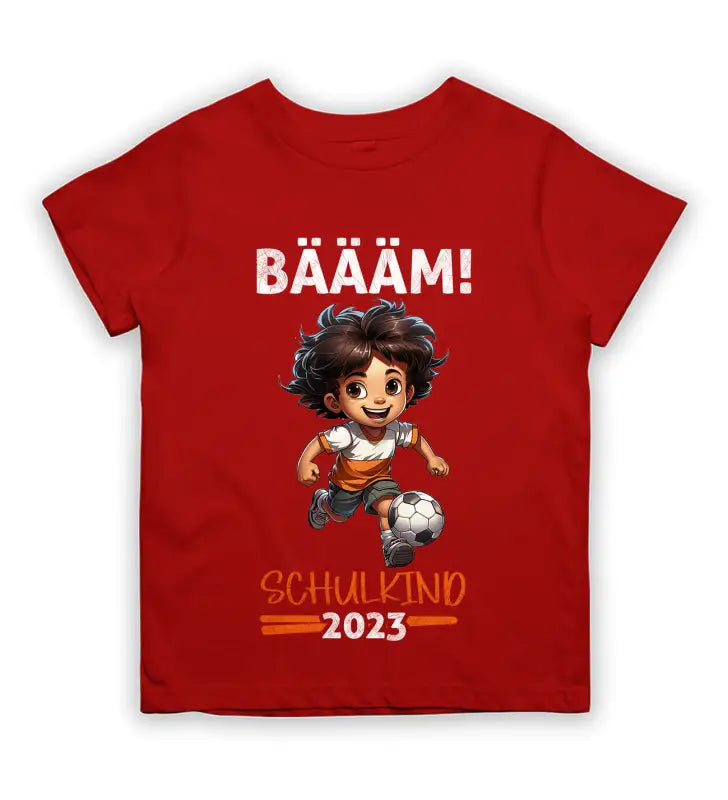 
                      
                        BÄÄM! Schulkind 2023 Jungs Kinder T - Shirt - 92 - 98 / Rot
                      
                    