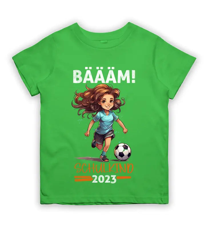 
                      
                        BÄÄM! Schulkind 2023 Mädchen Kinder T - Shirt - 92 - 98 / Lime
                      
                    