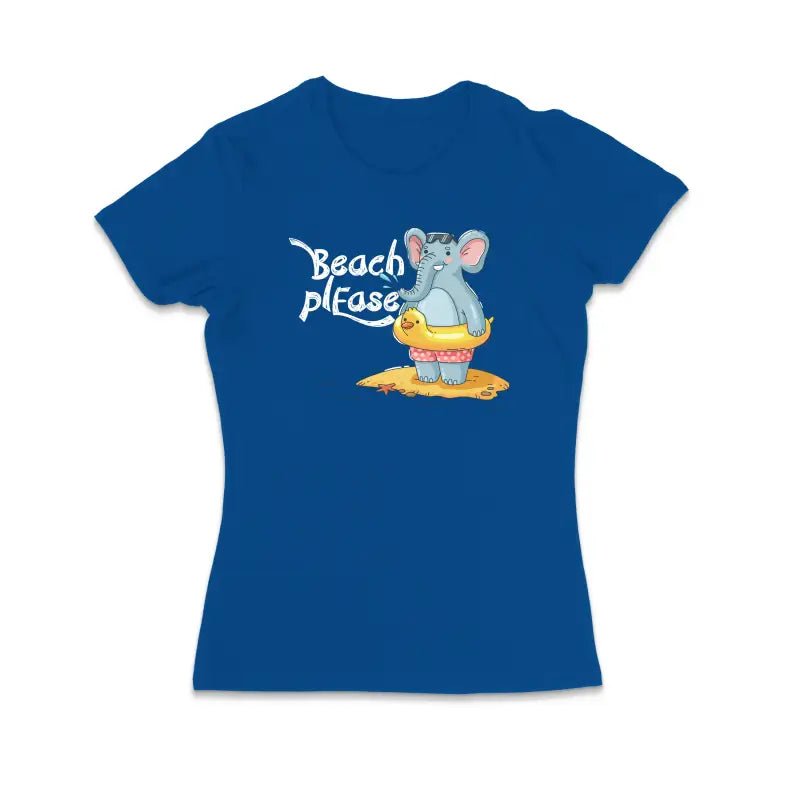 Beach Please Urlaub Statement Damen T-Shirt - tshirtladen - T-Shirt