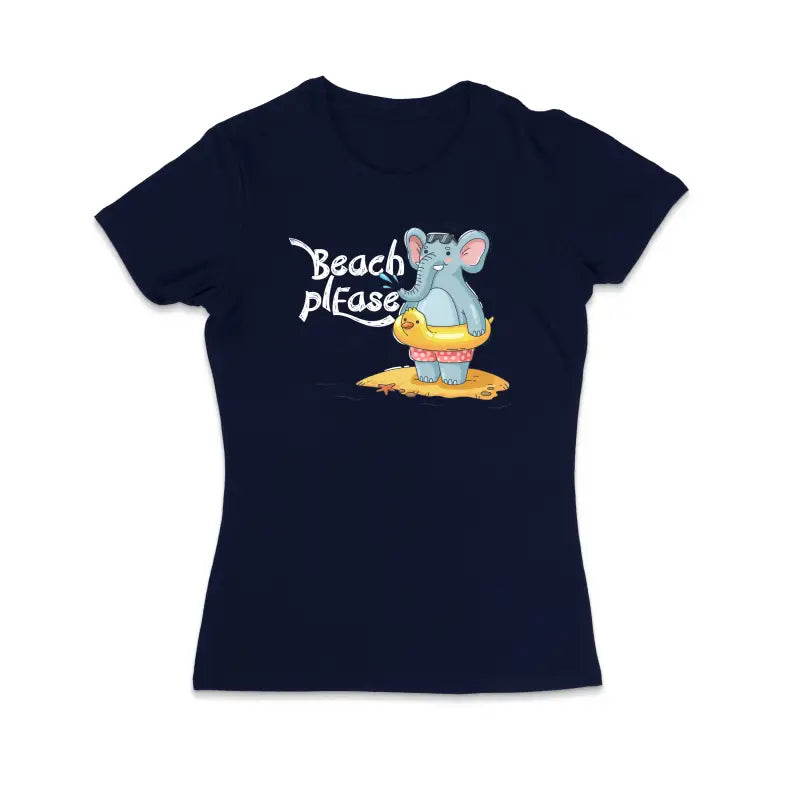 
                      
                        Beach Please Urlaub Statement Damen T - Shirt - S / Navy
                      
                    