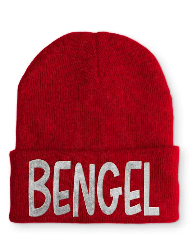 Bengel Mütze Beanie perfekt für die kalte Jahreszeit - Rot