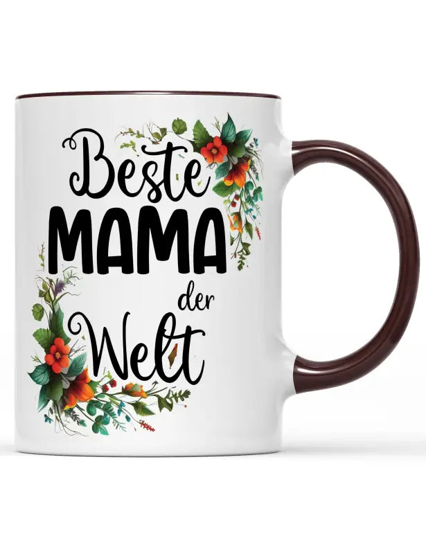 Beste Mama der Welt Tasse - Braun