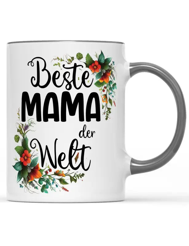 Beste Mama der Welt Tasse - Grau