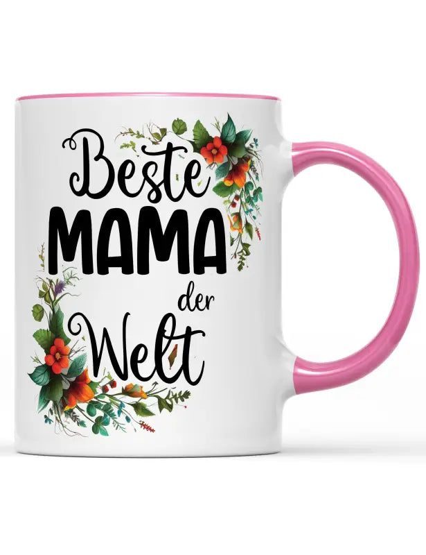 Beste Mama der Welt Tasse - Pink