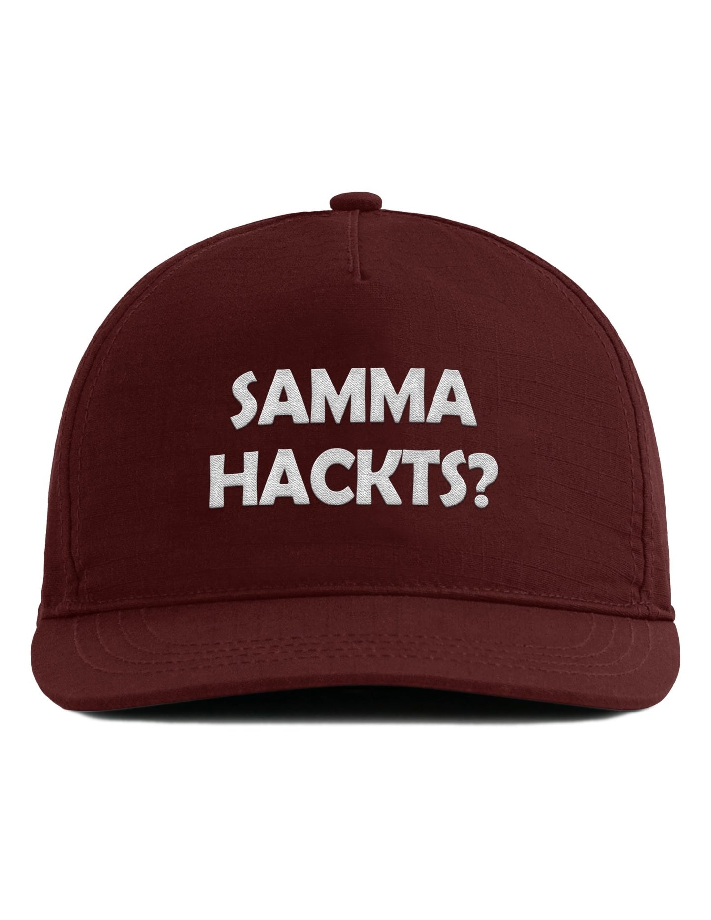 Bestickte Snapback Cap – SAMMA HACKTS? – Unisex - tshirtladen - Cap