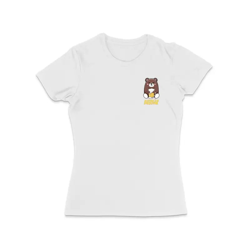 Bierbär Bierfashion Damen T - Shirt - S / Weiss