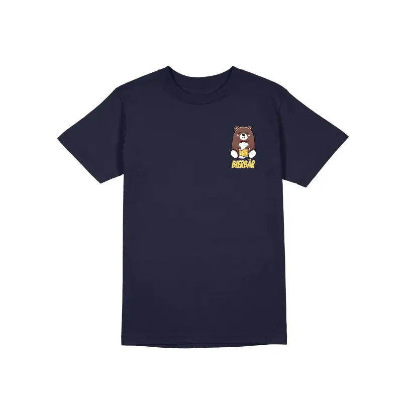 Bierbär Bierfashion Herren Unisex T - Shirt - S / Navy