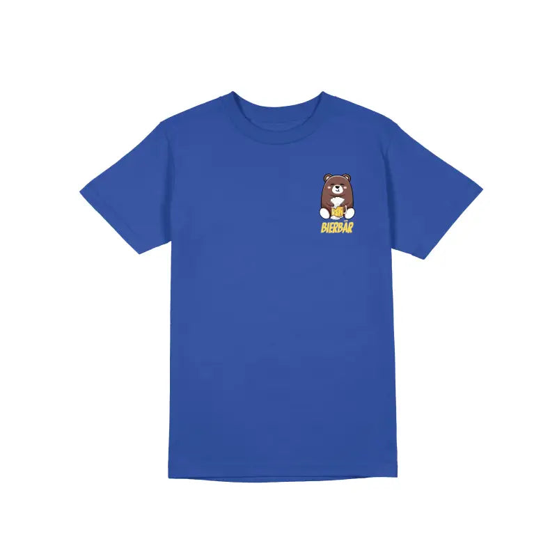 Bierbär Bierfashion Herren Unisex T - Shirt - S / Royal