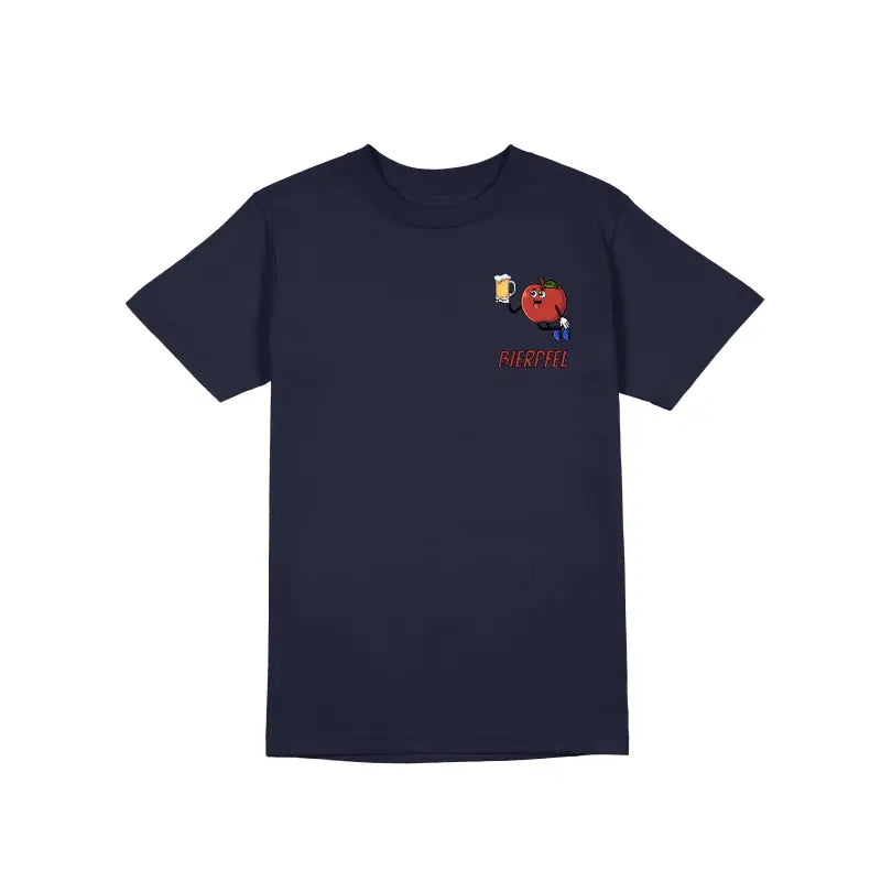 Bierpfel Bierfashion Herren Unisex T - Shirt - S / Navy