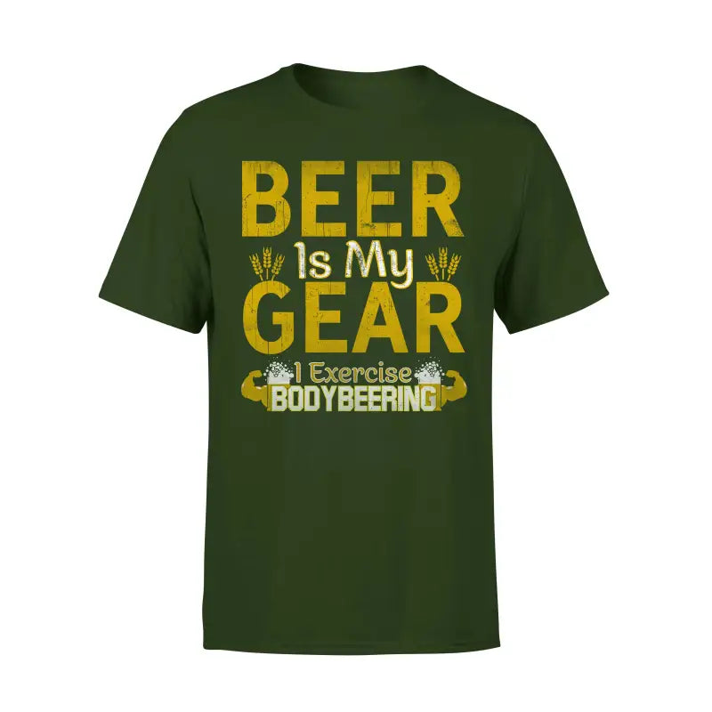Biervereinigung Herren T - Shirt BEER IS MY GEAR - S / Dunkelgrün