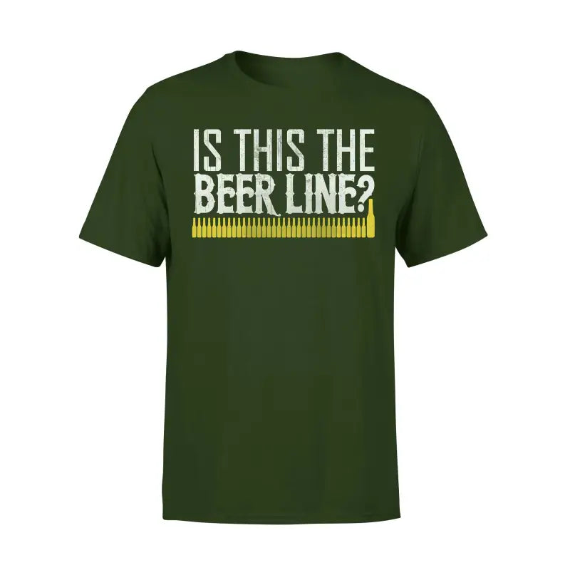 Biervereinigung Herren T - Shirt BEER LINE - S / Dunkelgrün