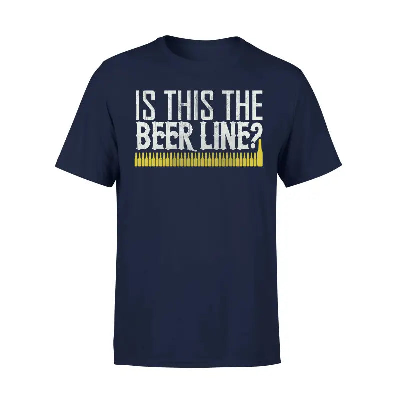 Biervereinigung Herren T - Shirt BEER LINE - S / Navy
