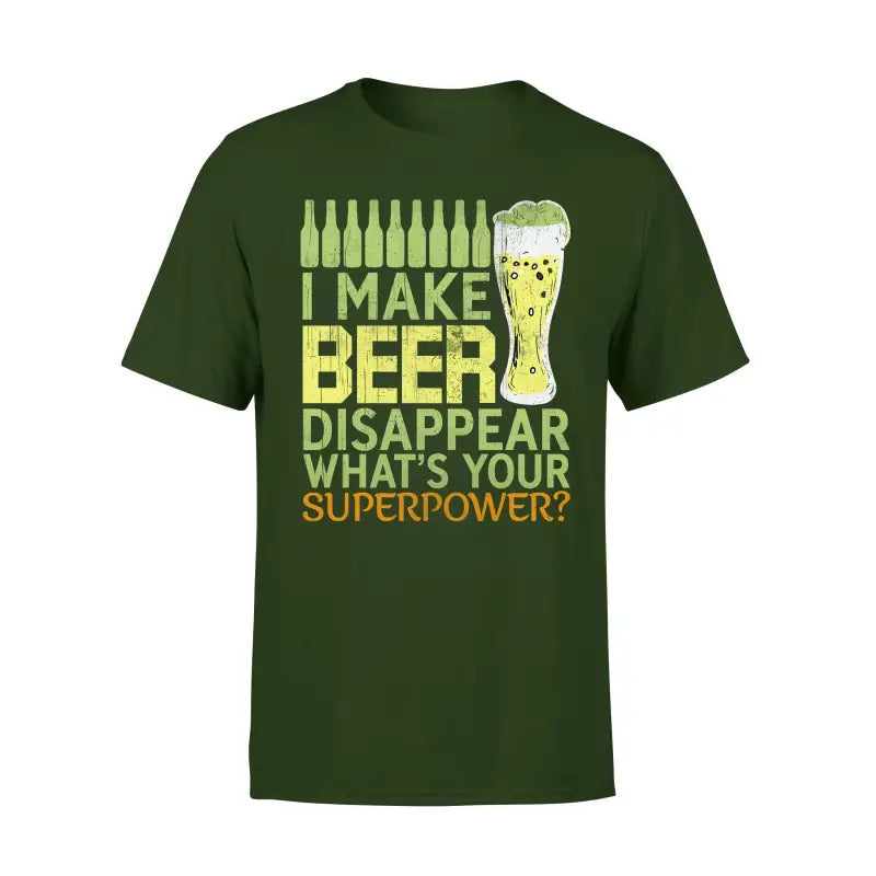 Biervereinigung Herren T - Shirt BEER SUPERPOWER - S / Dunkelgrün