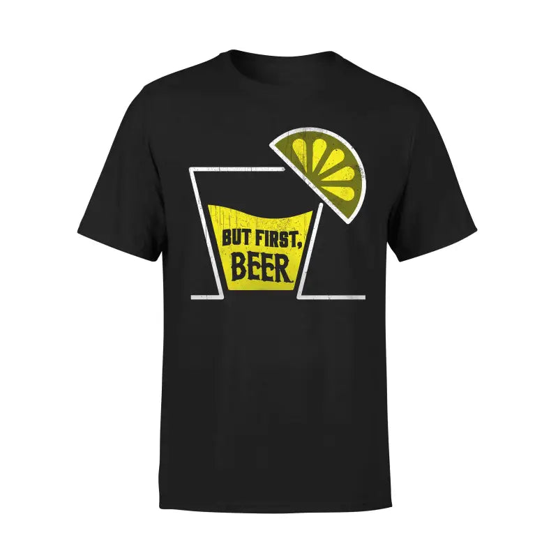 Biervereinigung Herren T - Shirt BUT FIRST BEER - S / Schwarz