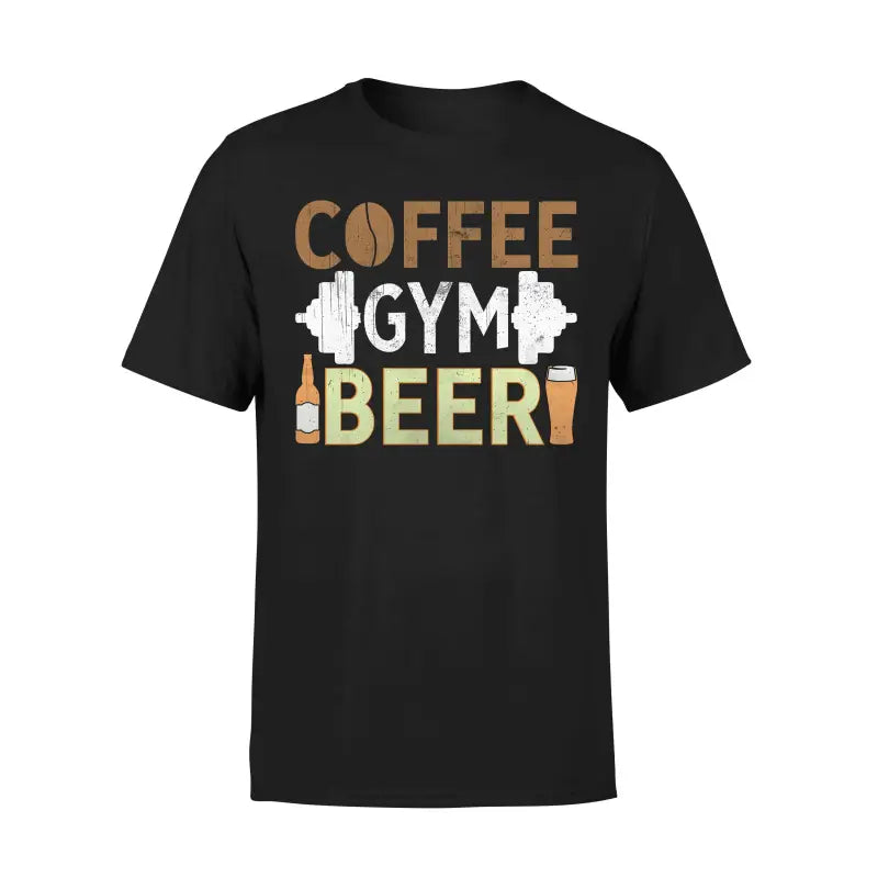 Biervereinigung Herren T - Shirt COFFEE GYM BEER - S / Schwarz