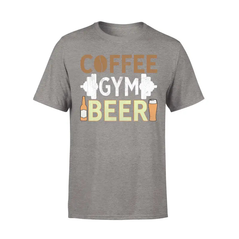 Biervereinigung Herren T - Shirt COFFEE GYM BEER - S / Sports Grey