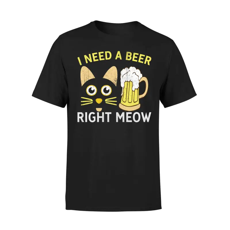 Biervereinigung Herren T - Shirt I NEED A BEER RIGHT MEOW - S / Schwarz