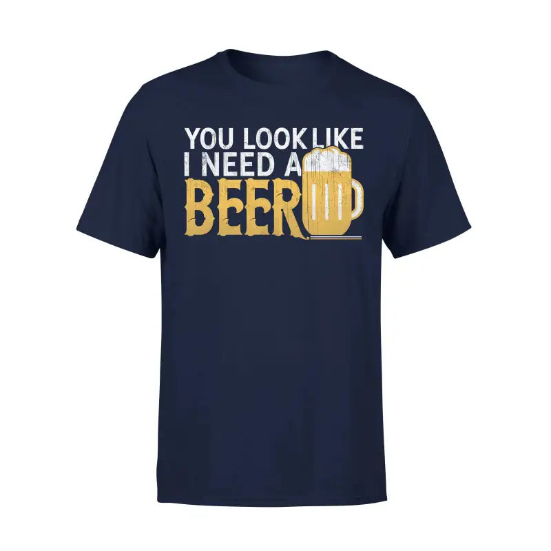 
                      
                        Biervereinigung Herren T - Shirt YOU LOOK LIKE I NEED A BEER - S / Navy
                      
                    