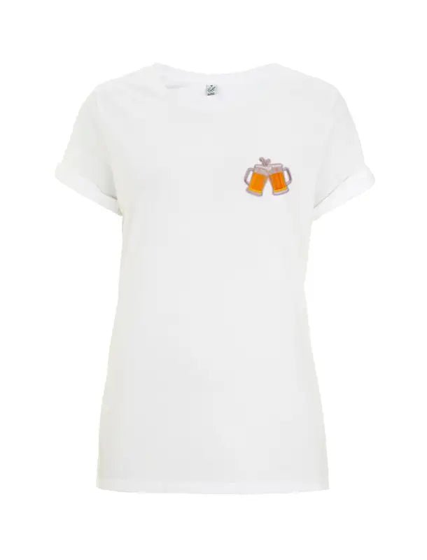 Biervereinigung Krüge Rolled Sleeves Damen T-Shirt - tshirtladen - T-Shirt
