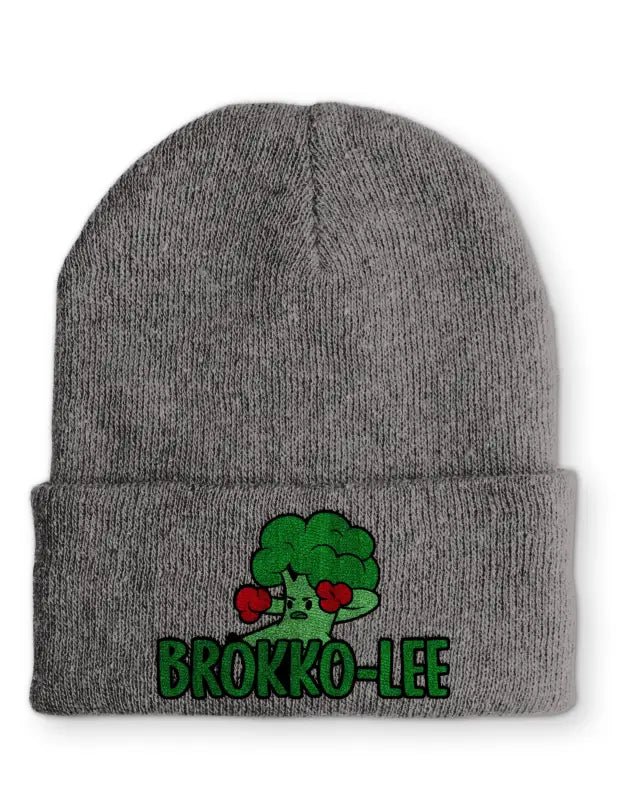 Brokko - Lee Brokkoli Beanie perfekt für die kalte Jahreszeit - Grey