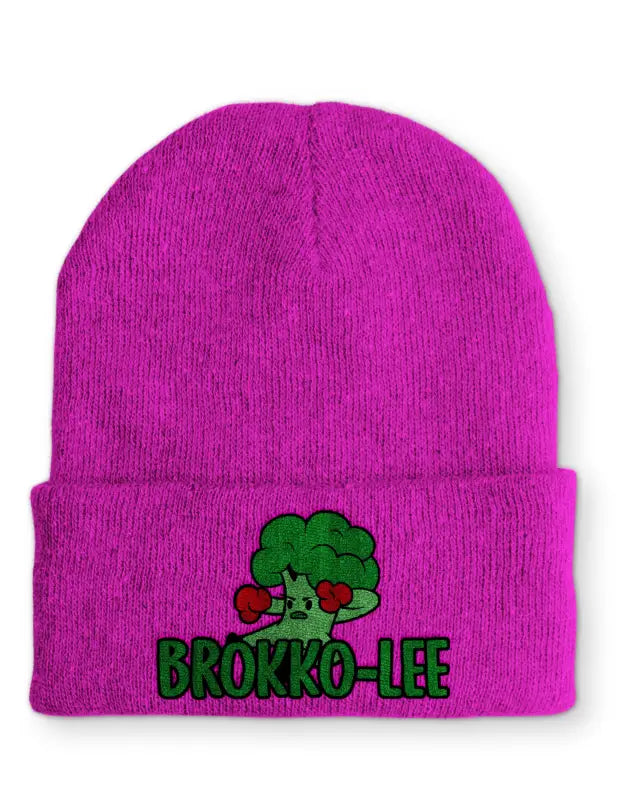 Brokko - Lee Brokkoli Beanie perfekt für die kalte Jahreszeit - Pink