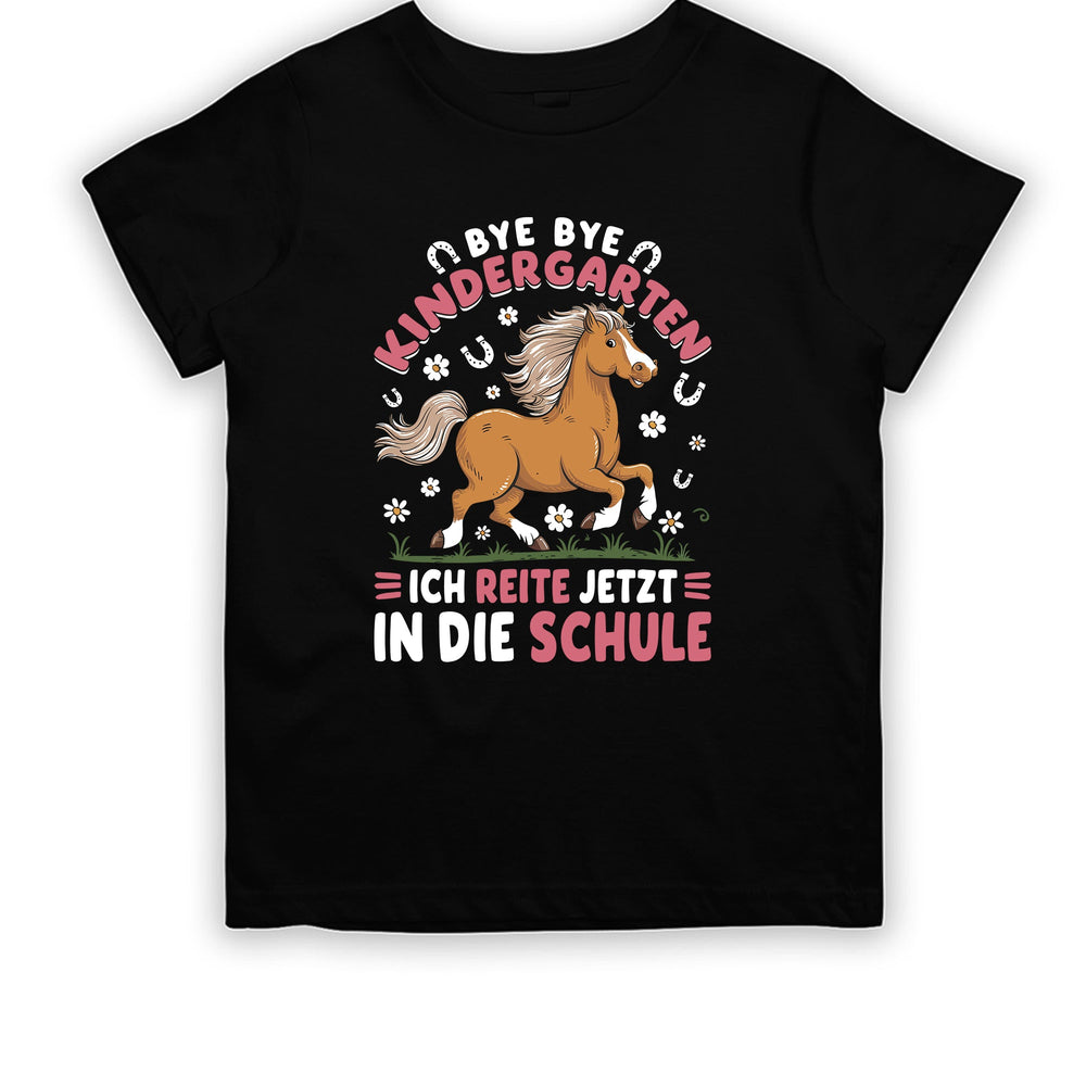 
                      
                        Bye Bye Kindergarten ich reite jetzt in die Schule Kinder T-Shirt - tshirtladen
                      
                    