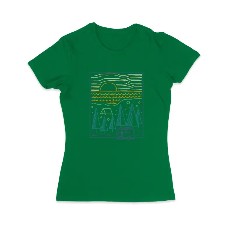 
                      
                        Camp River Camper Outdoor Damen T - Shirt - S / Grün
                      
                    