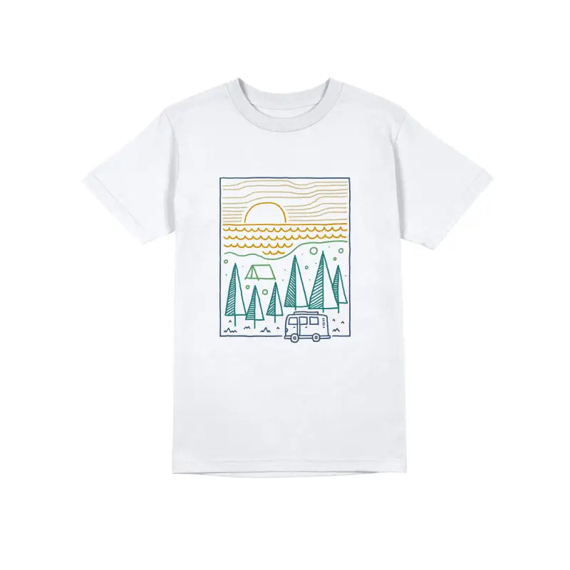 
                      
                        Camp River Outdoor Camper Herren Unisex T - Shirt
                      
                    